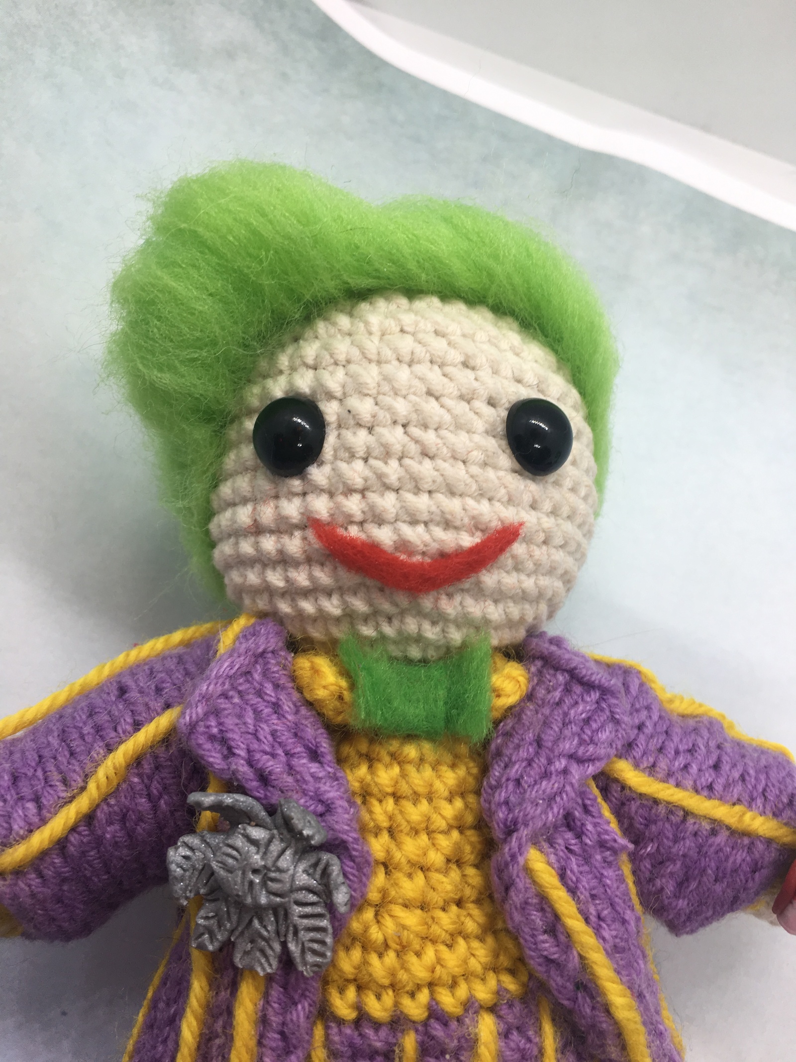 Baby Joker - My, Comics, Amigurumi, Dc comics, Joker, Longpost