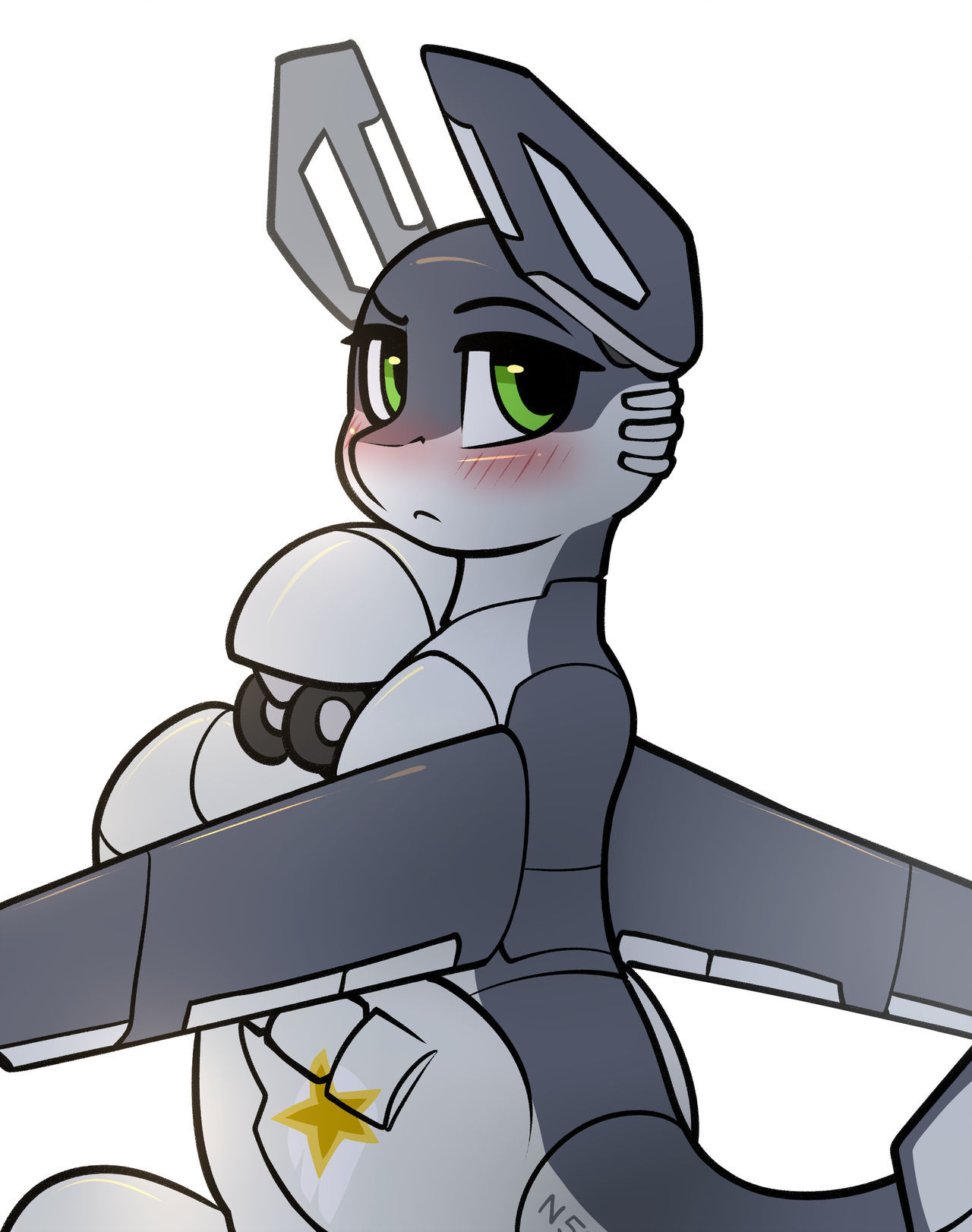 Nyeeow - My little pony, Original character, Ponification, Planepony, Piesarts, PonyArt