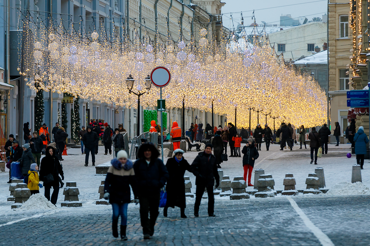 Excursion 23 km along the streets of Moscow - My, Moscow, the Red Square, New Year, Primdiscovery, Longpost