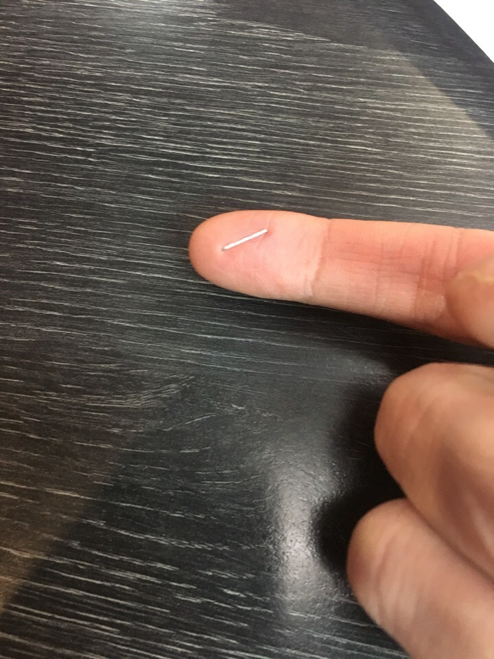 Rapid idiot test - My, , Stapler, Hand, Fingers