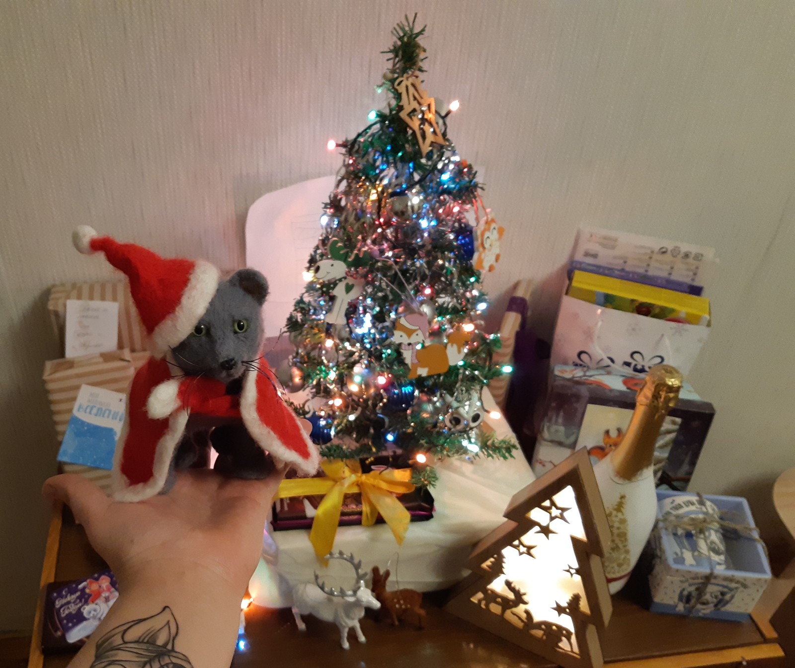 Anonymous Santa Claus, village Startsevo (Krasnoyarsk Territory) - Barnaul - My, Gift exchange, First long post, New Year's gift exchange, Secret Santa, Gift exchange report, GIF, Longpost