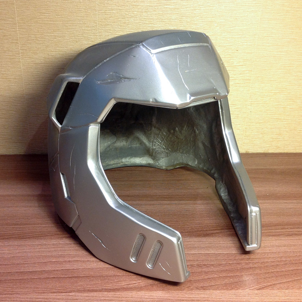 Ranger Helmet из Quake Champions (часть вторая) - Моё, Pepakura, Quake, Helmet, Рейнджеры, Шлем, Papercraft, Длиннопост