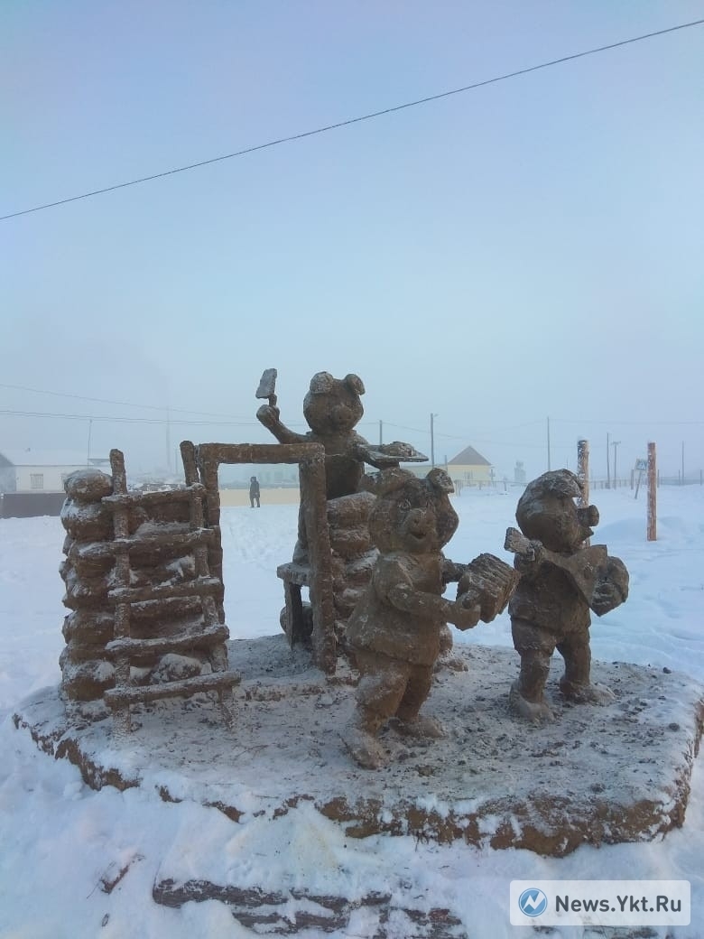 Folk sculptor Mikhail Bopposov from Yakutia presented his new creation! - Yakutia, , Sculptor Mikhail Bopposov, New Year, Longpost, Report