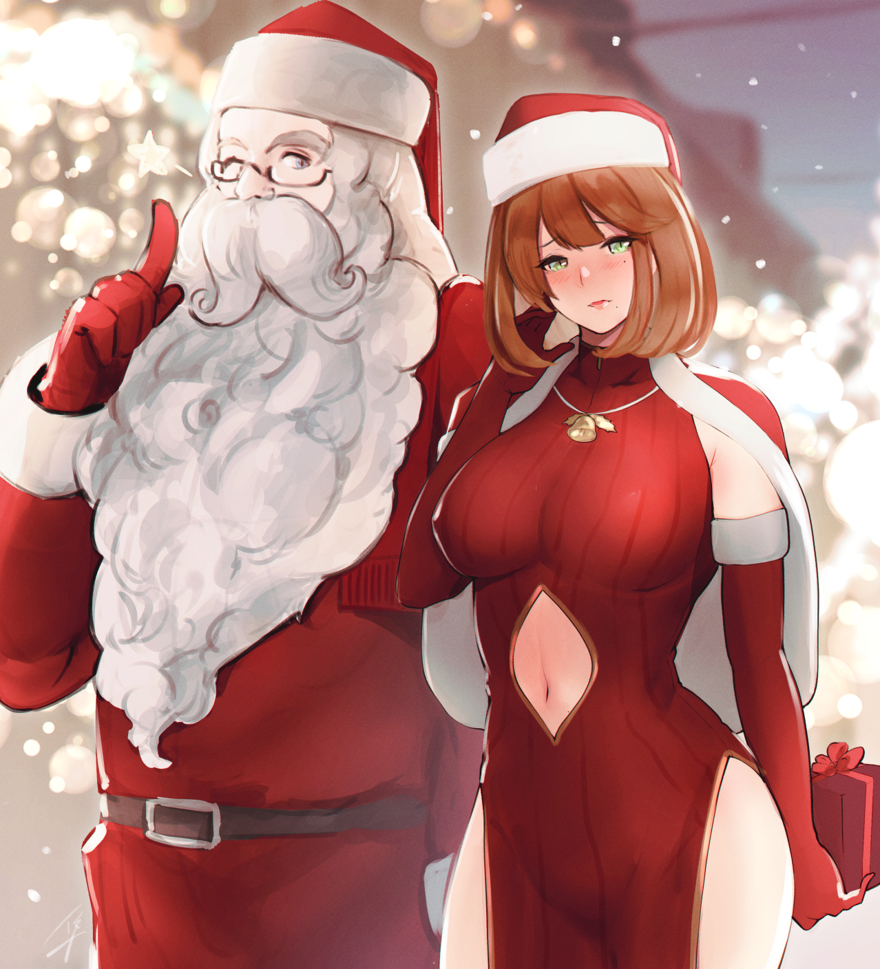 Anime Art - Hayabusa, Anime art, Christmas, Anime