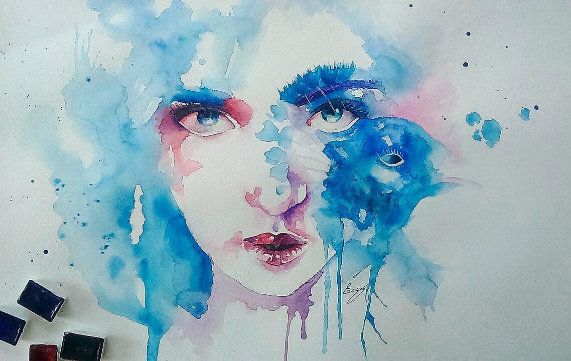 watercolor - My, Watercolor, Creation, Art, Drawing