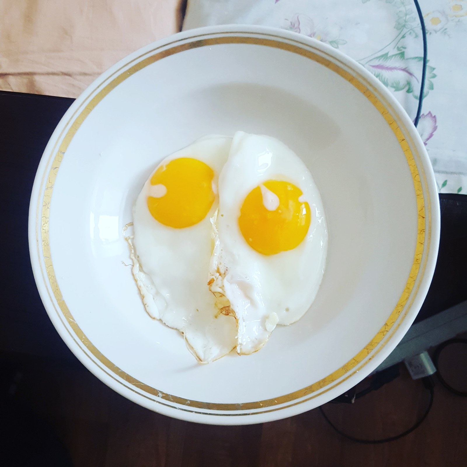 Alien - My, Fried eggs, Pareidolia, Omelette