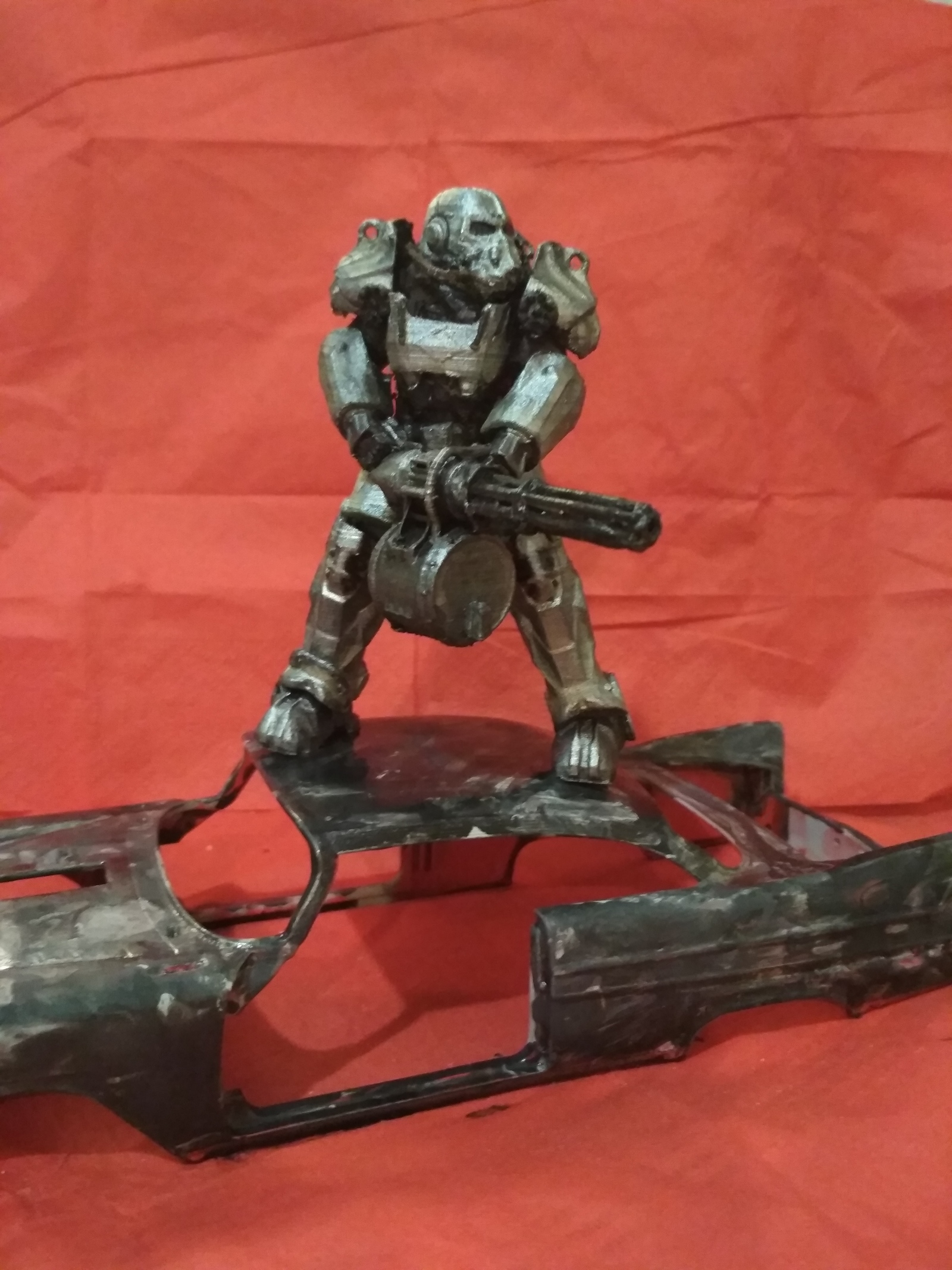 T-60 power armor in 1/24 scale - My, Fallout, t-60, Power armor, 3D печать, Longpost, Fallout 4, Fallout 76