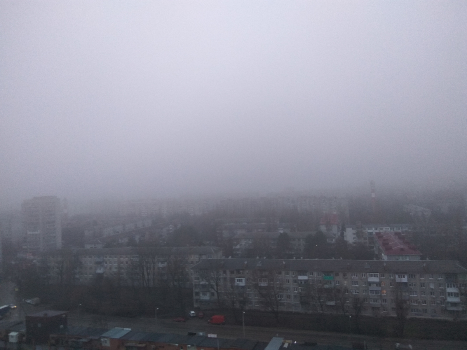 50 shades of Christmas mood - New Year, Krasnodar, View from the window