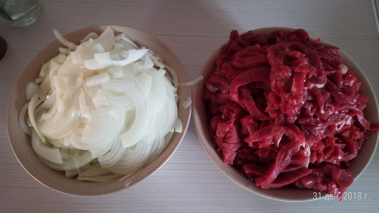 Salad Sapper's mistake - My, Recipe, Meat, Longpost, GIF, Onion, Asian food