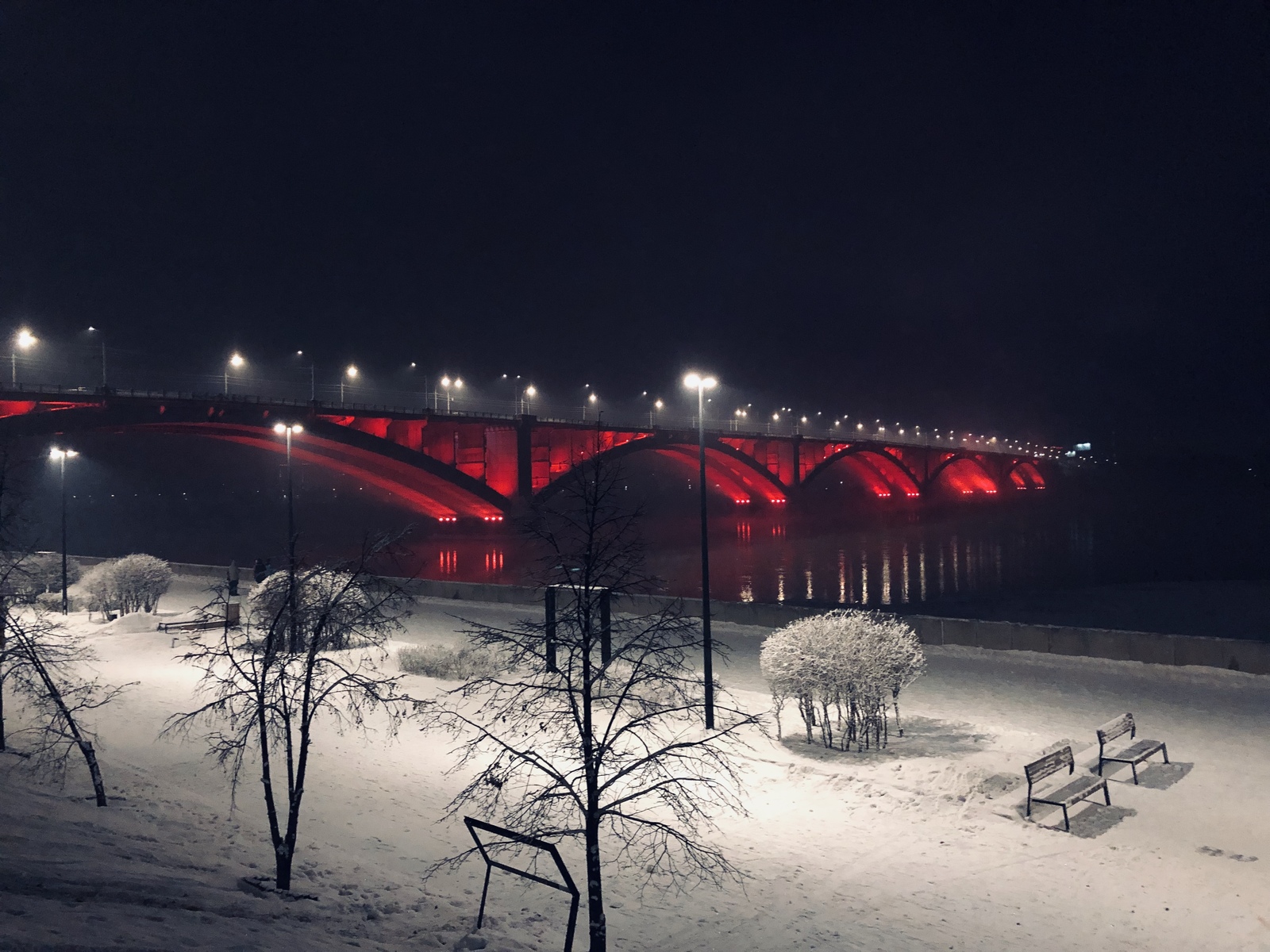 Ночной Красноярск Фото В Хорошем Качестве