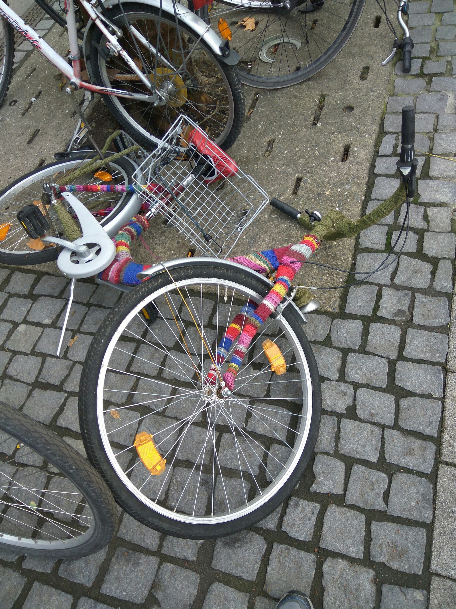 Fashion (from my profession) - My, A bike, Funny, Noticed, Knitting, Design, Germany, Longpost