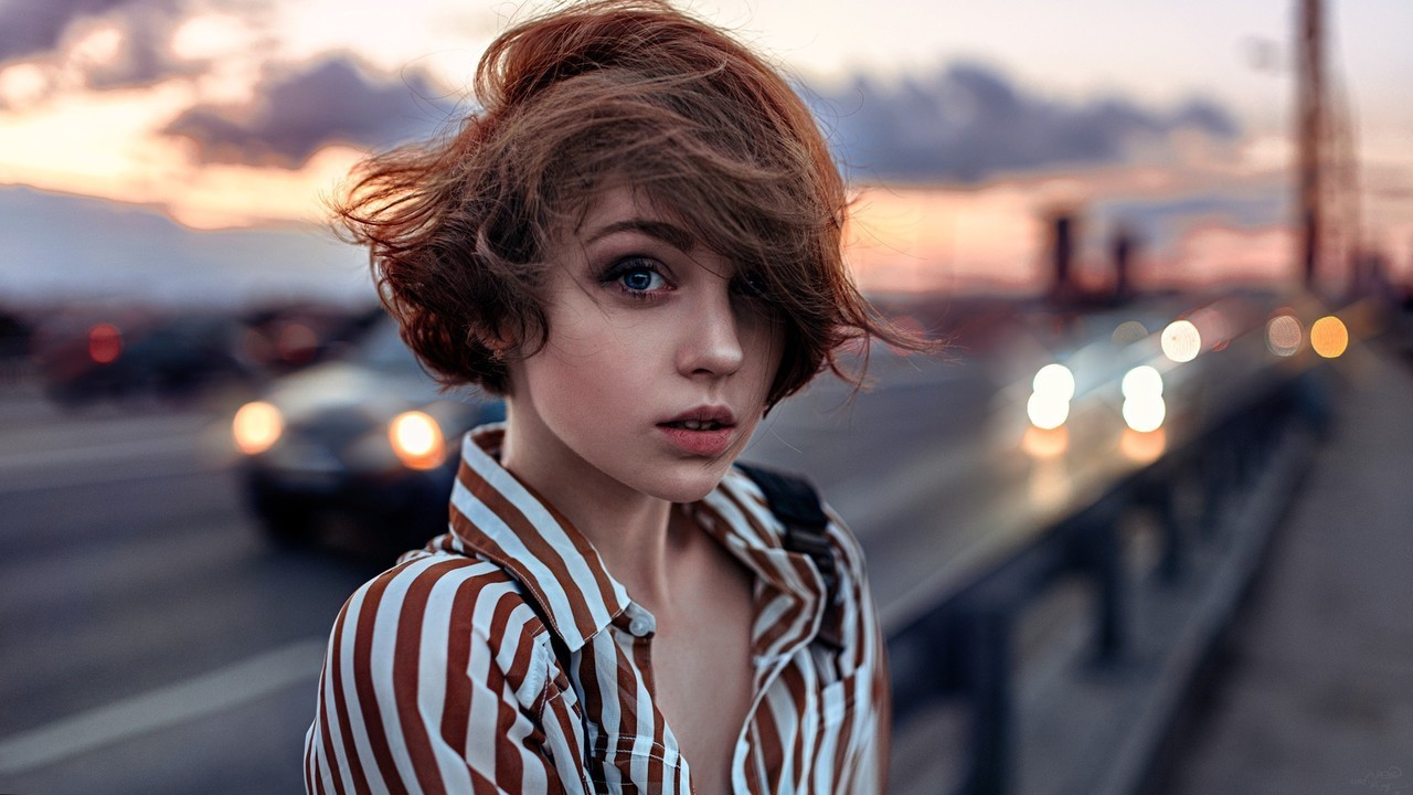 Portraits #50 - Beautiful girl, The photo, Portrait, GIF, Longpost