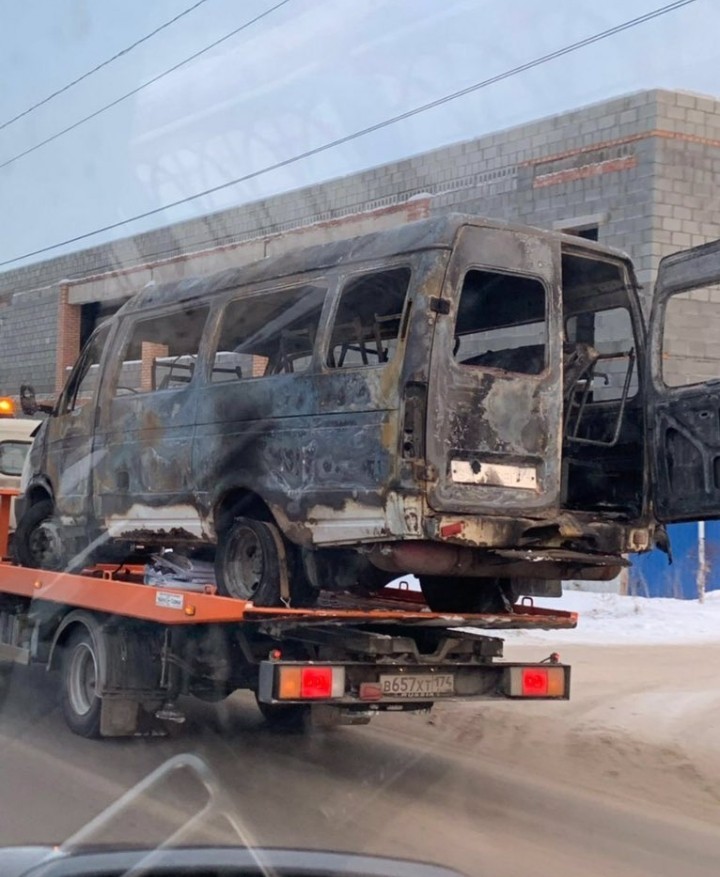 And here is the same minibus shot from Kalash - Magnitogorsk, Fire, Tragedy, Minibus