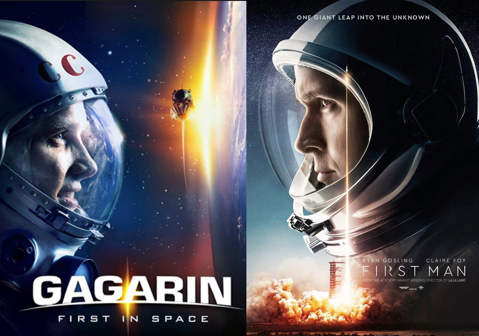 Two films from 2013 and 2018 respectively - Movies, Yuri Gagarin, Armstrong, Space