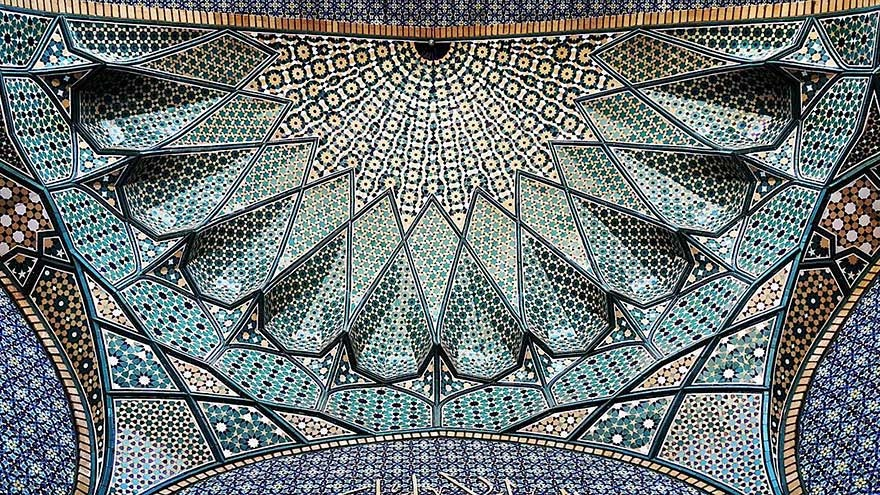 Architectural hypnosis in mosques. - Mosque ceilings, Architecture, Constructions, Longpost