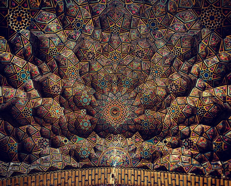 Architectural hypnosis in mosques. - Mosque ceilings, Architecture, Constructions, Longpost