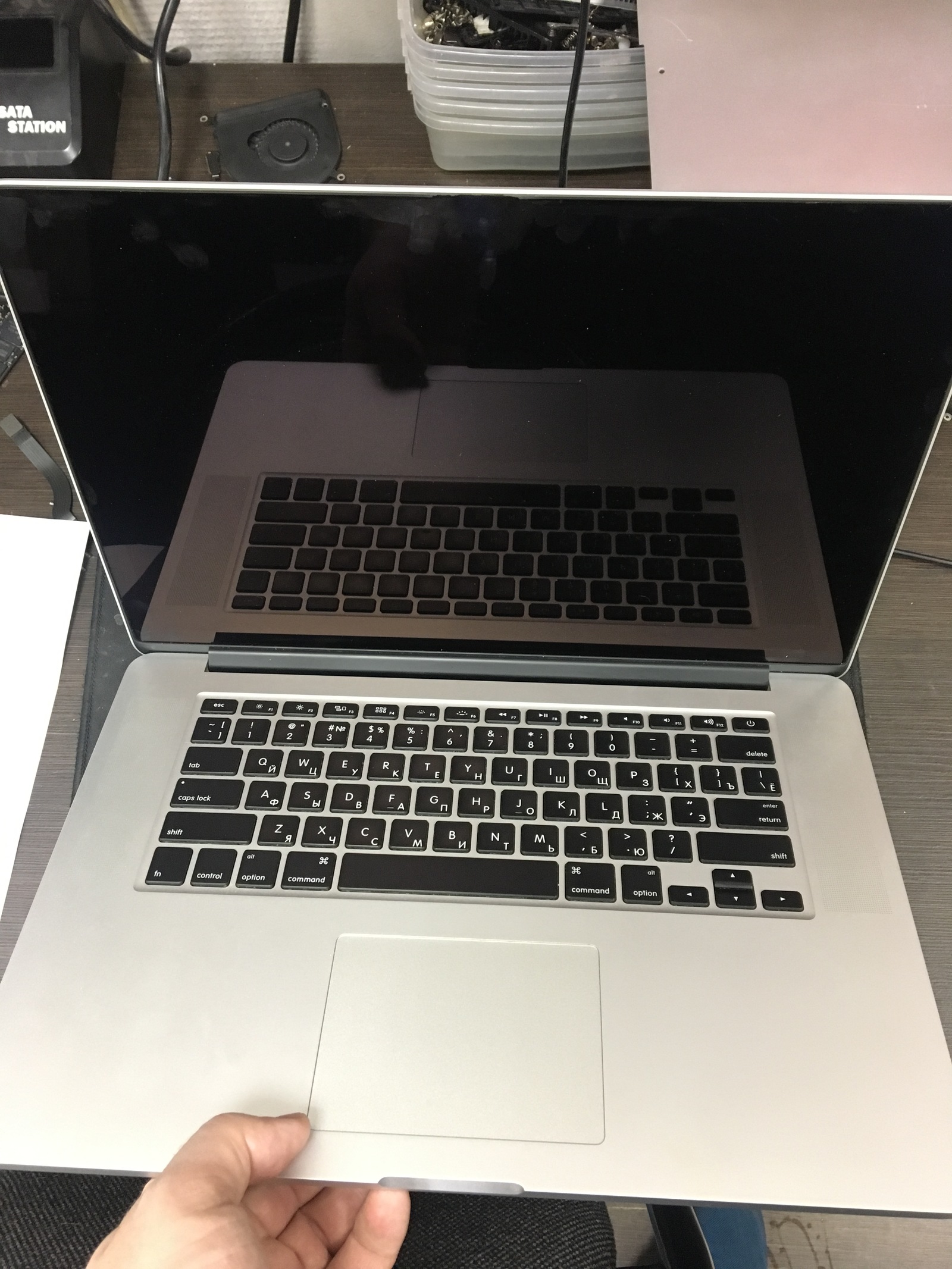 MacBook Pro Retina 15 2012 repair after two services - My, Repair of equipment, Macbook, Laptop Repair, CPU, Rebolling, Longpost