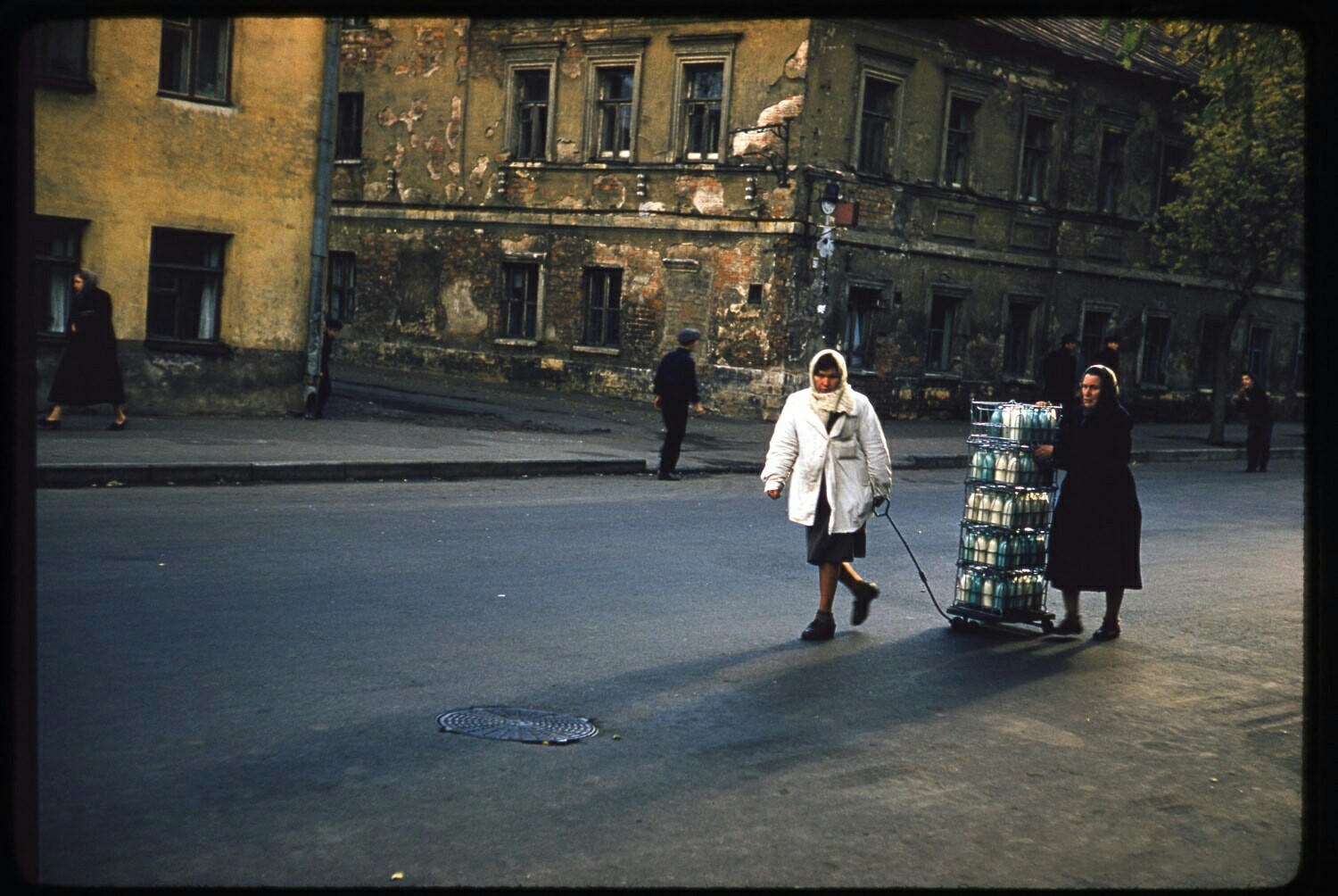 Москва в 1956 году - Историческое фото, СССР, Москва, Длиннопост