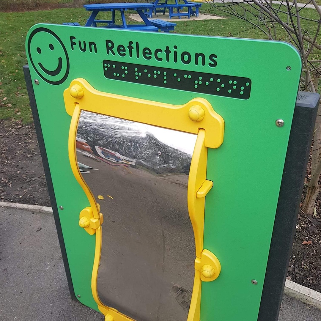 The most useless use of braille: - Braille, Fun, Mirror