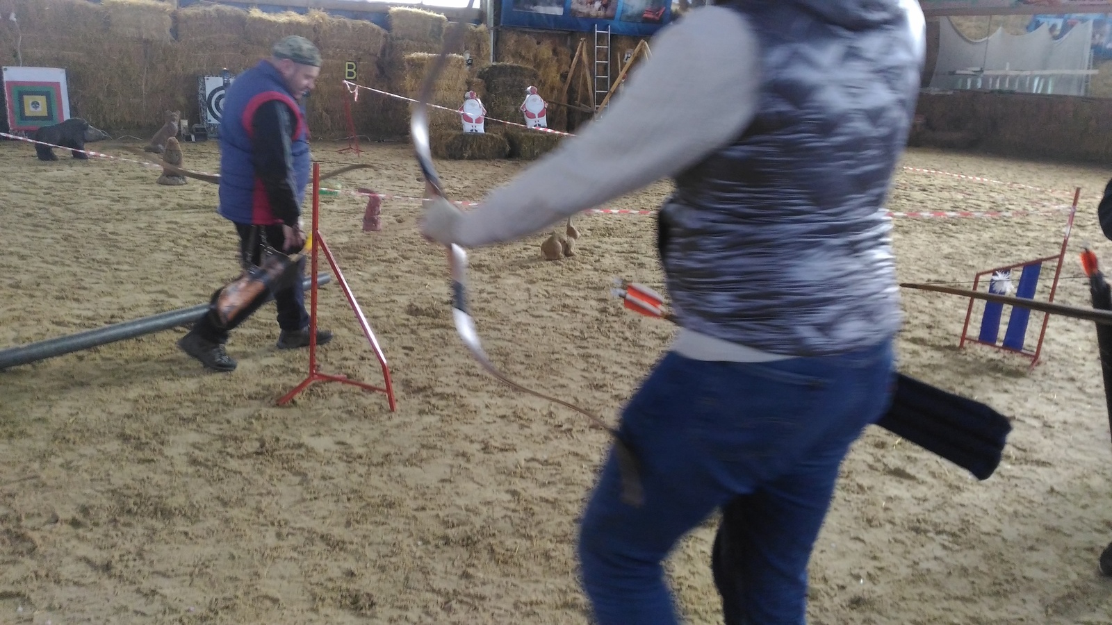 Archery tournament (as it was) - My, Archery, Tournament, Horses, Weapon, Onion, GIF, Longpost