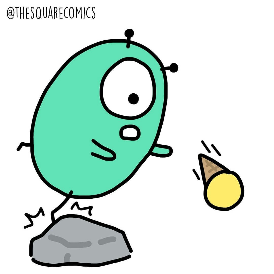 Ice cream - Comics, Web comic, Humor, Aliens, Longpost