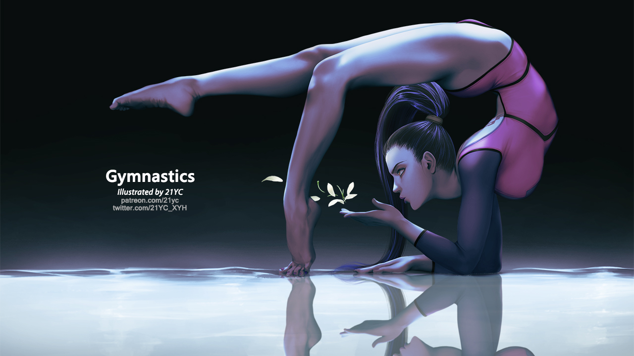 Gymnastics - Арт, Overwatch, Widowmaker, 21yc