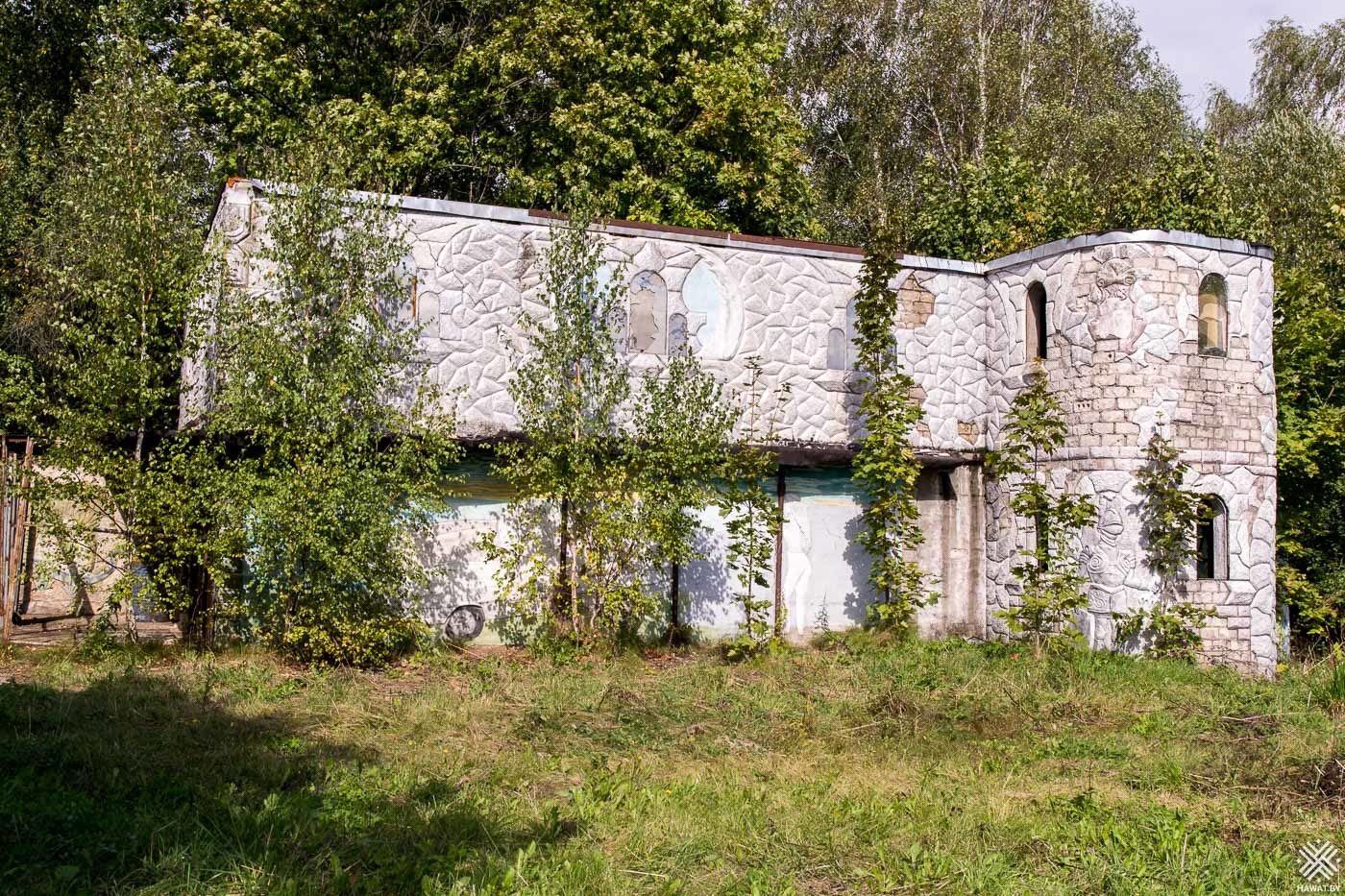 Abandoned cottage of the inventor. - My, Abandoned, Abandoned house, Unusual, Republic of Belarus, Longpost