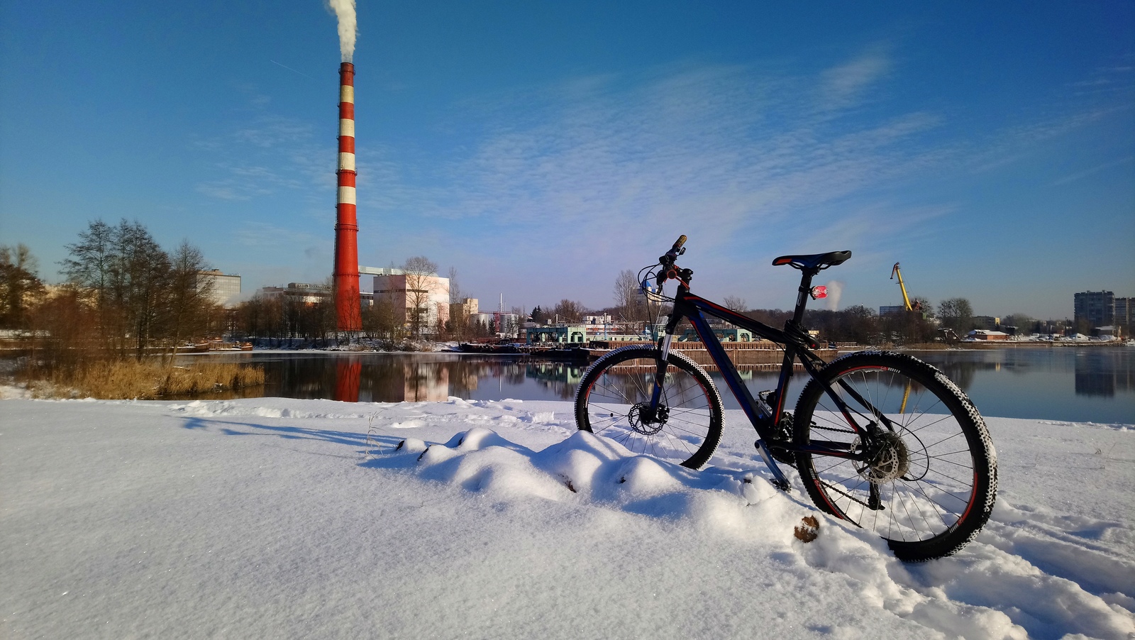 Brest, fortress, winter, led - My, A bike, Bike ride, Brest, Brest Fortress, Winter, Mobile photography, Longpost