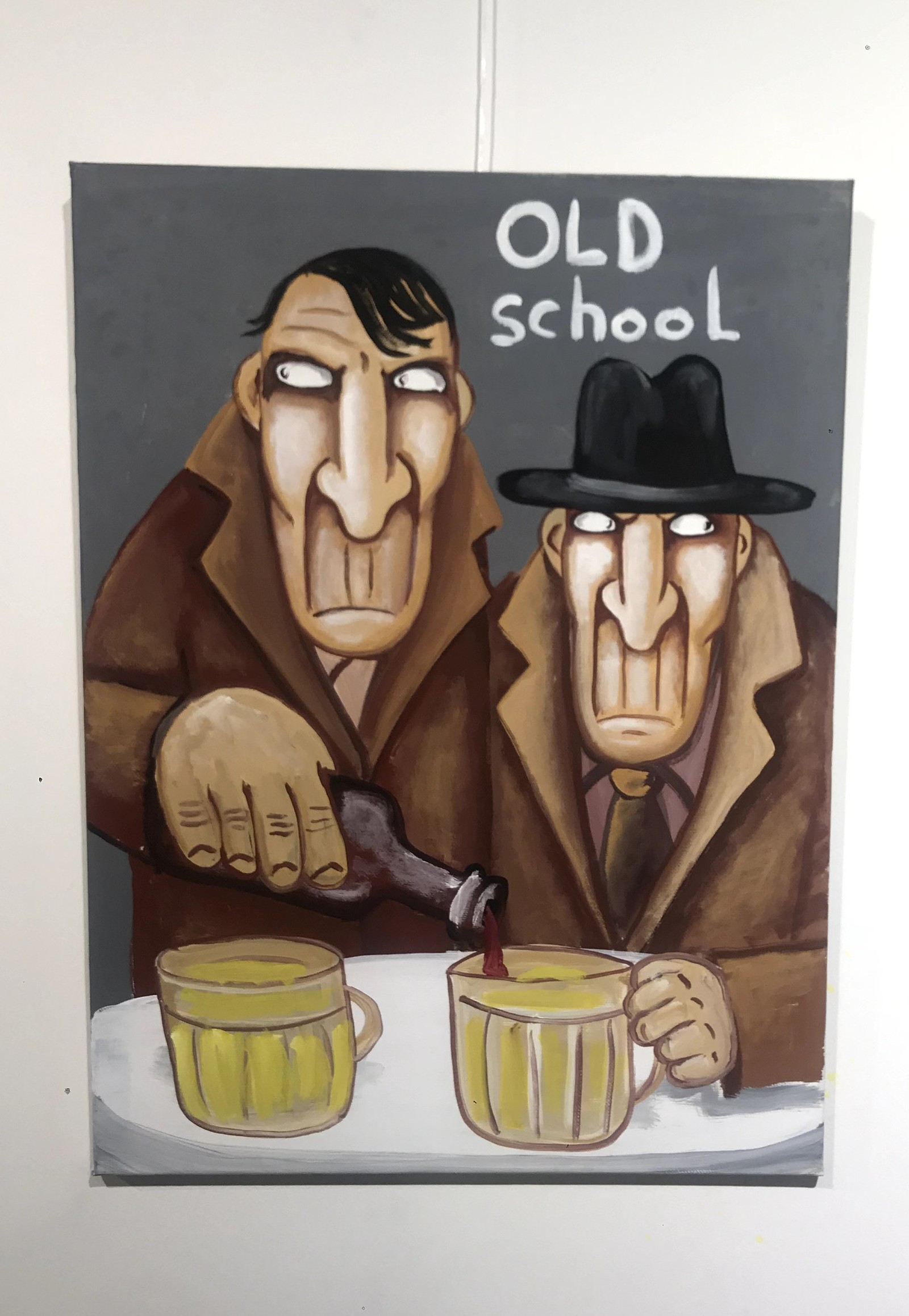 Old guard - Vasya Lozhkin, Painting, Alcohol, Old guard