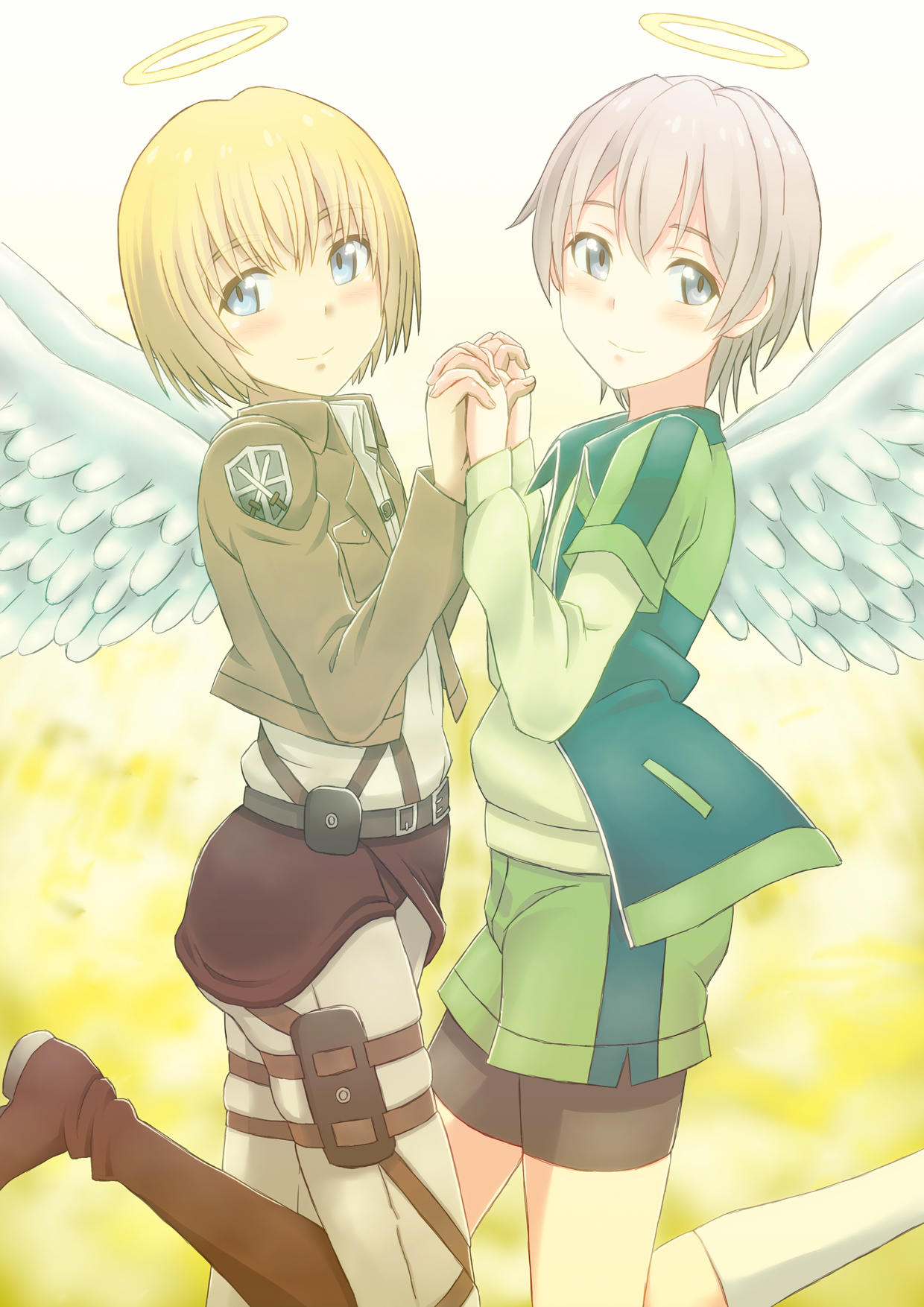 Angels - Its a trap!, Anime art, Anime, Oregairu, Attack of the Titans, Armin Arlert, , 