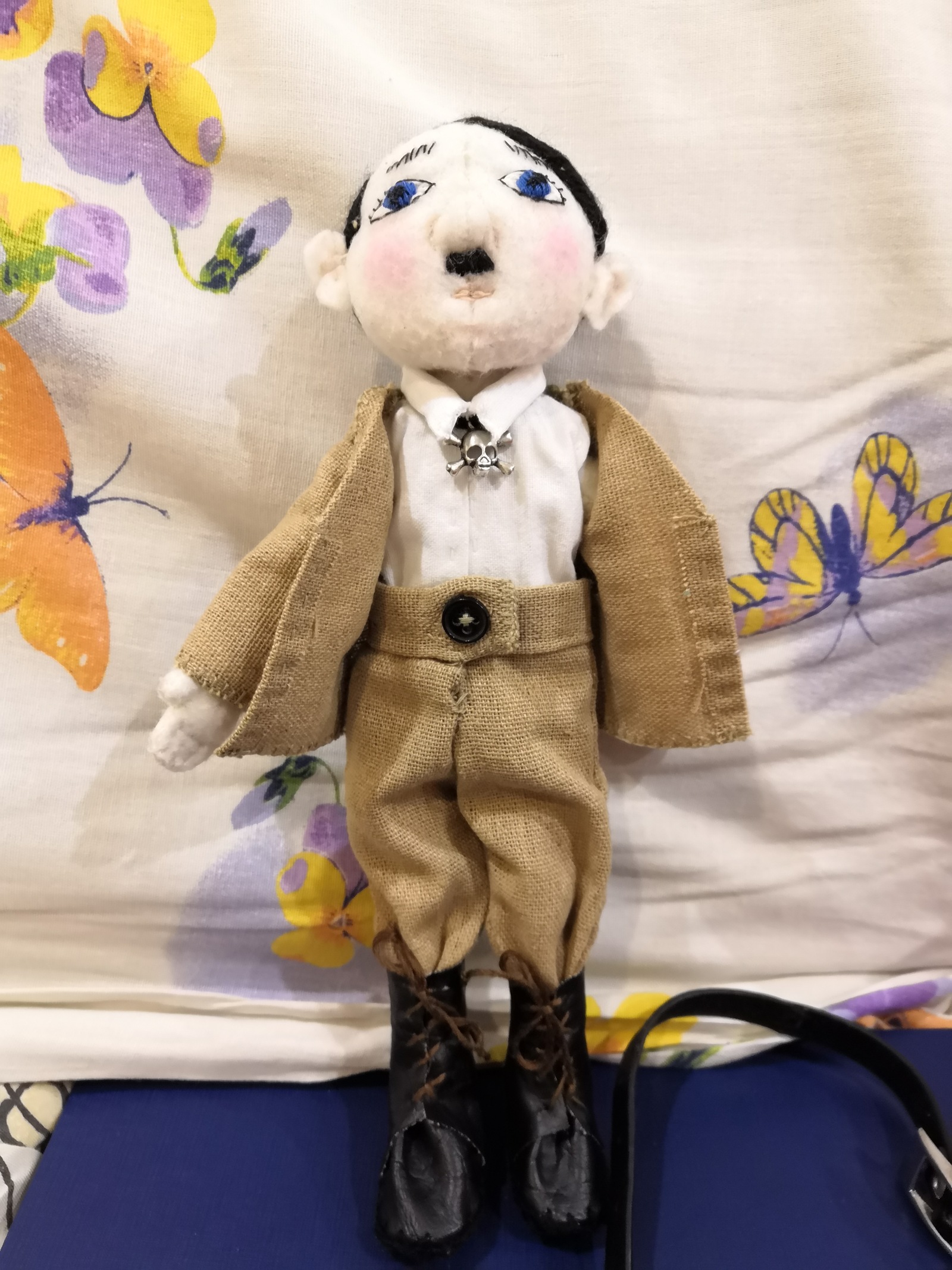 Adolf - playful (do it yourself) - NSFW, My, Humor, Handmade, Handmade, felt toys, Author's toy, Longpost