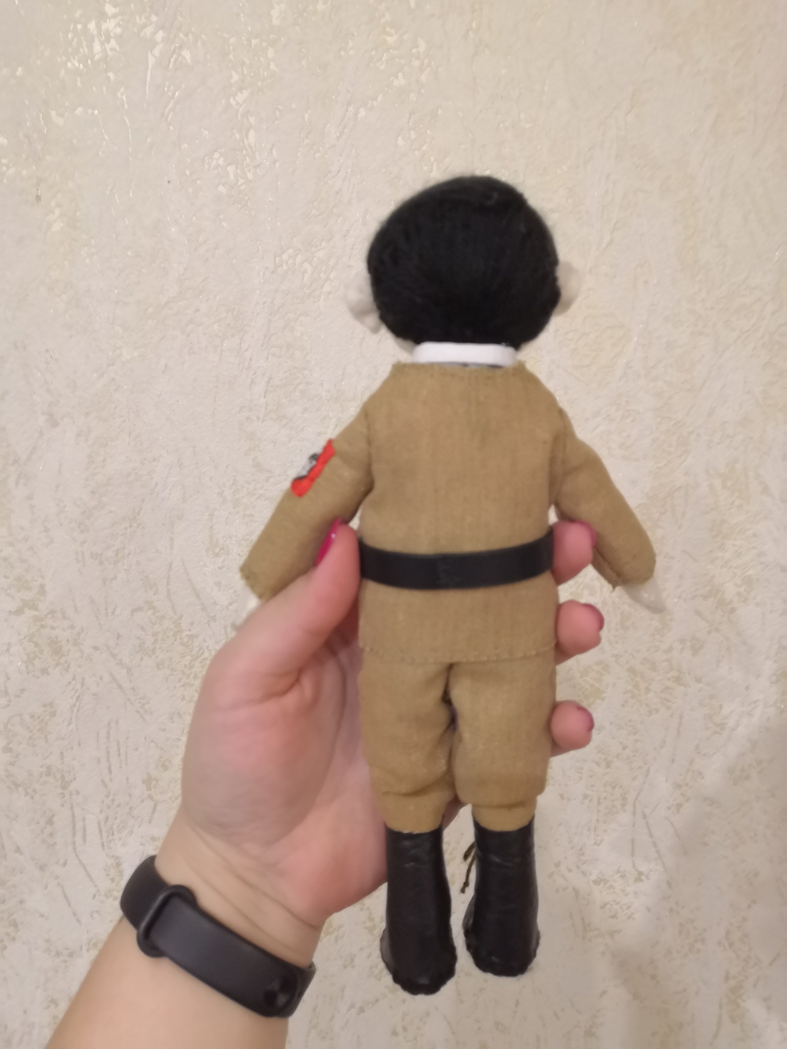 Adolf - playful (do it yourself) - NSFW, My, Humor, Handmade, Handmade, felt toys, Author's toy, Longpost