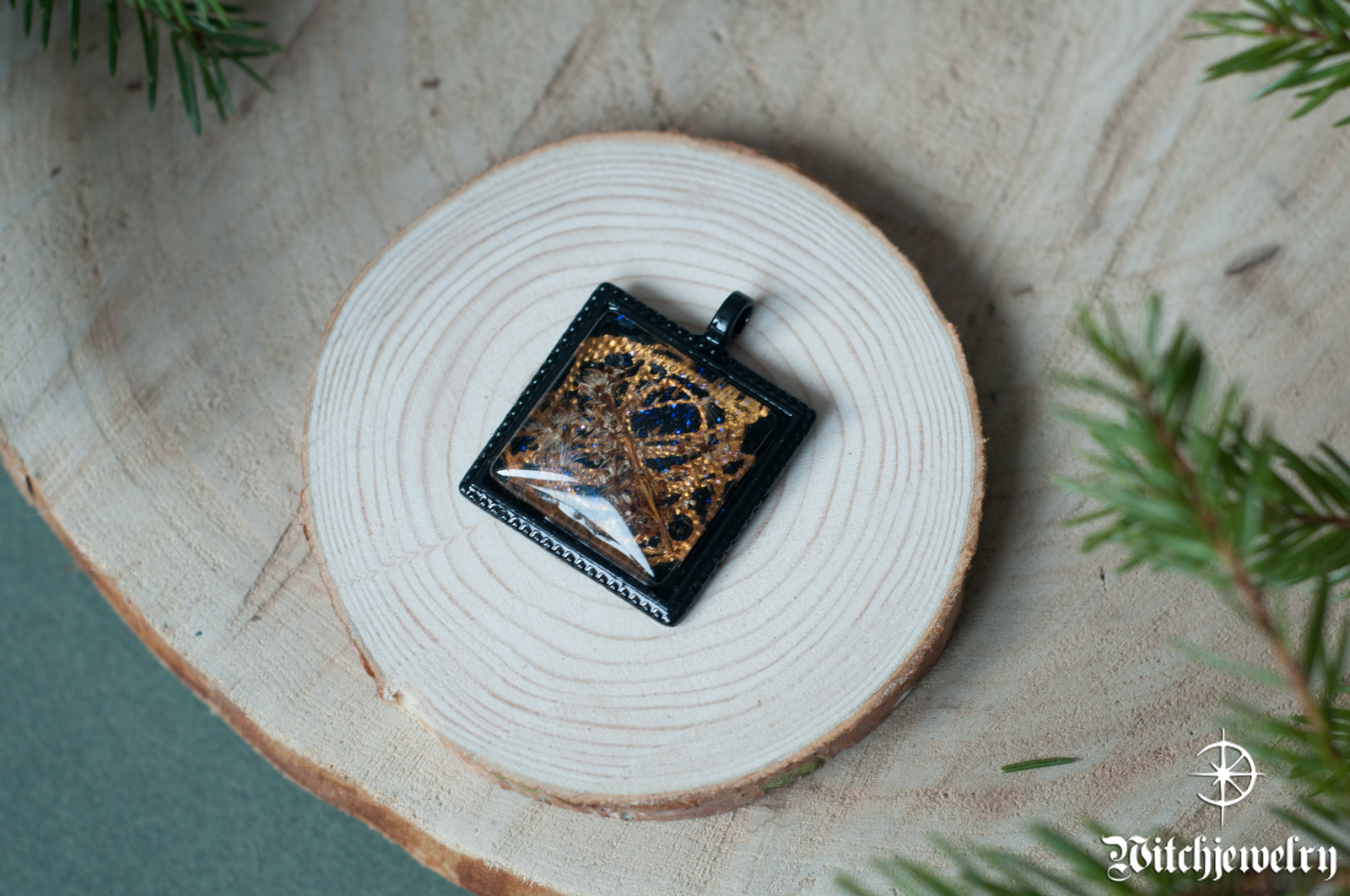 Square pendants with flower petals - My, Pendant, Epoxy resin, With your own hands, Needlework without process, Flowers, Decoration, Longpost