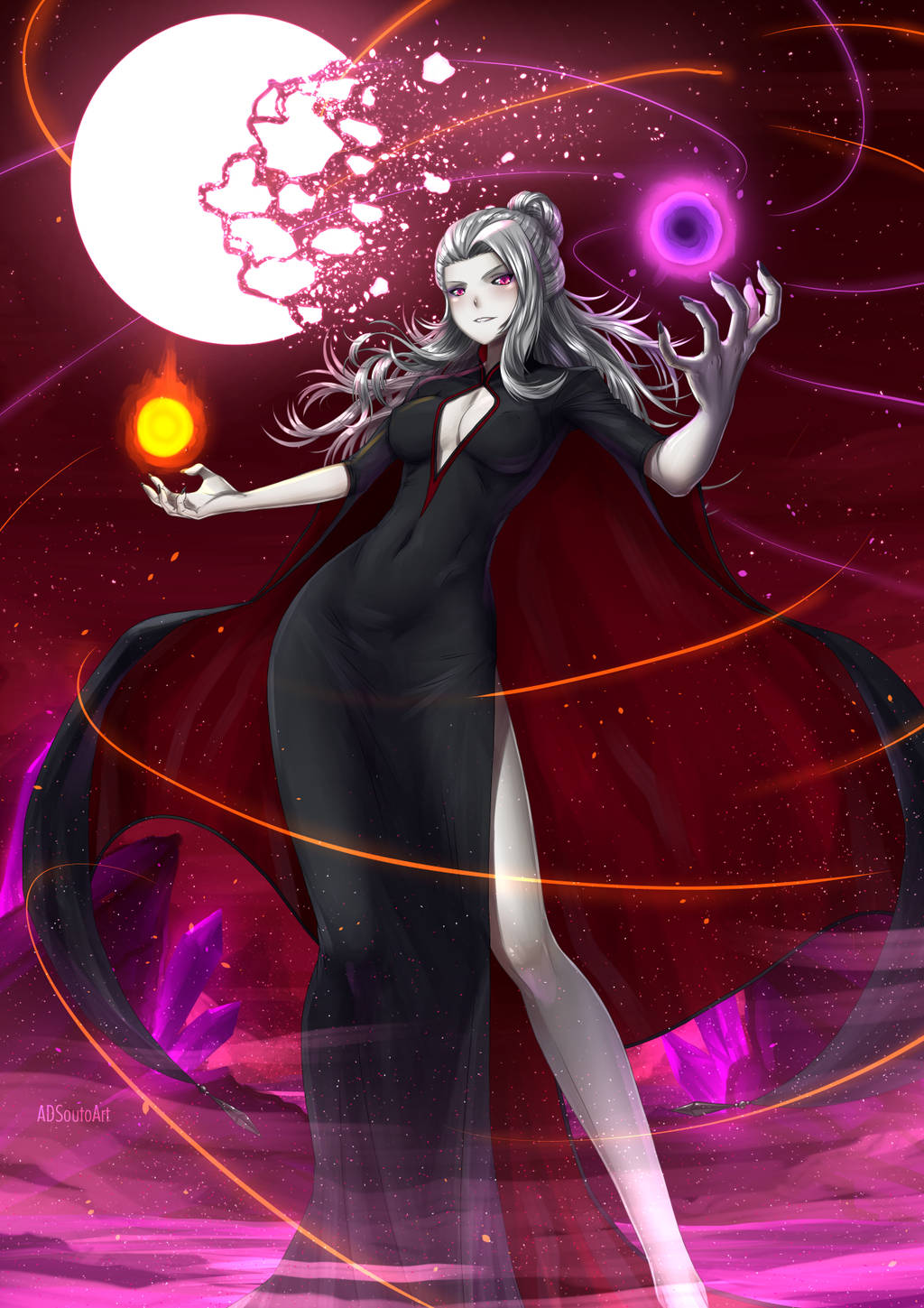 Salem - RWBY, Salem, Anime art, Anime, Serials, Not anime, Art, Longpost