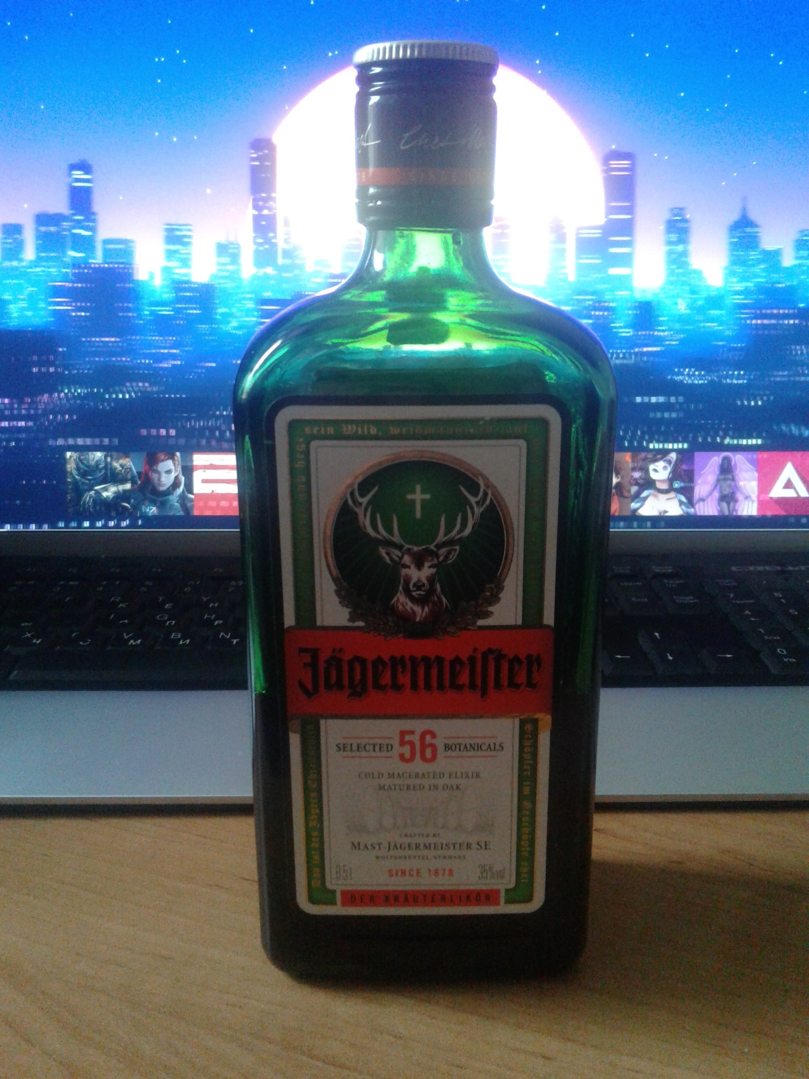 Singed Jagermeister - My, , Jagermeister, Alcohol, Longpost