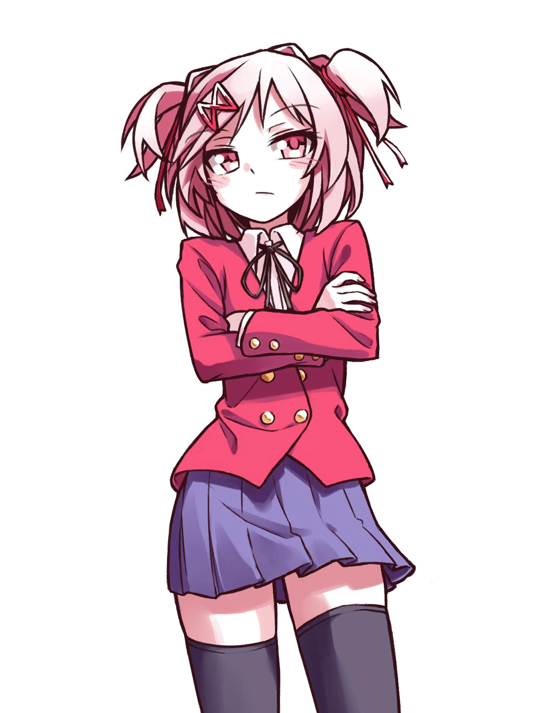 Natsuki cosplaying Taiga - Doki Doki Literature Club, Crossover, Toradora, Aisaka taiga, Natsuki, Anime, Visual novel, Anime art