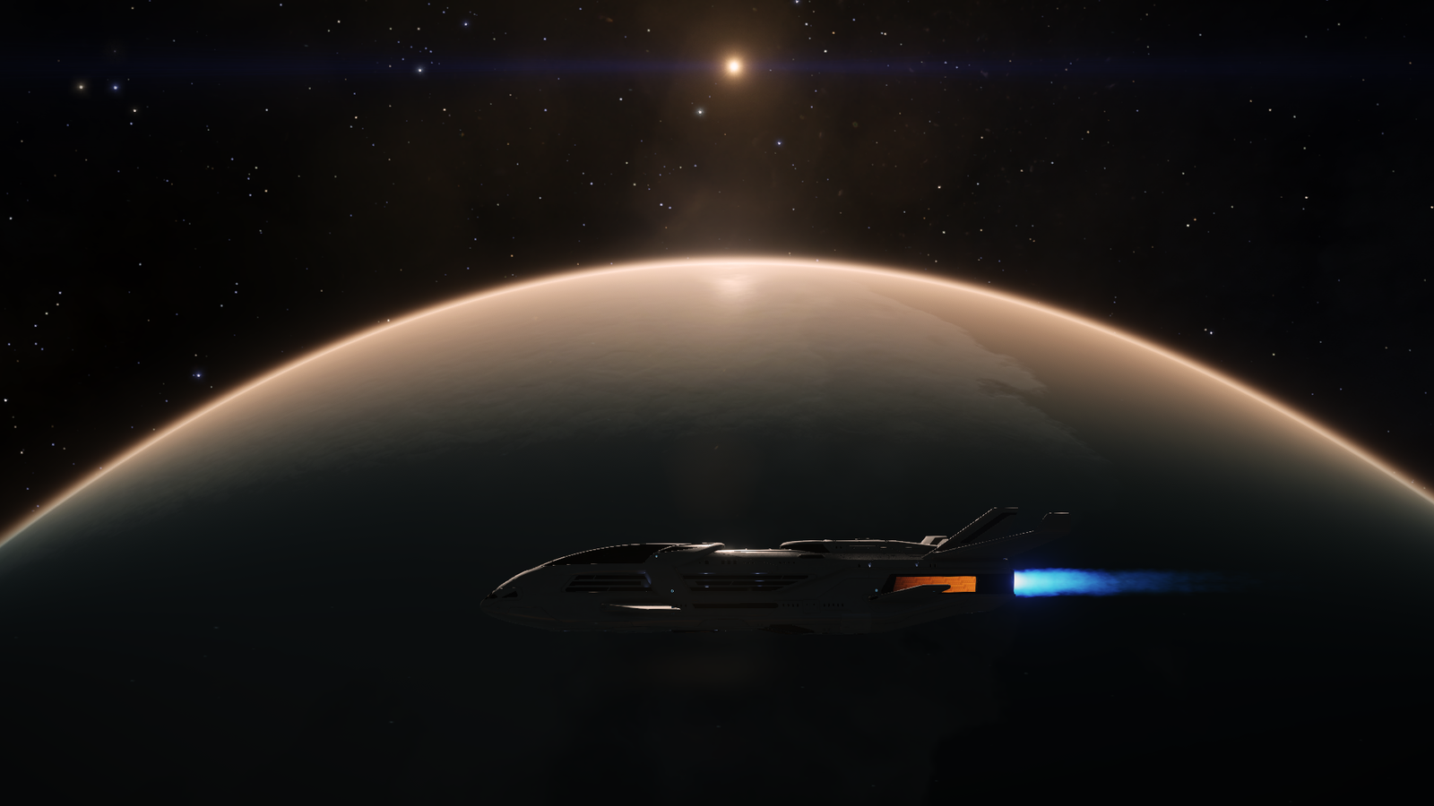 Beluga Liner - My, Elite dangerous, Space, Screenshot