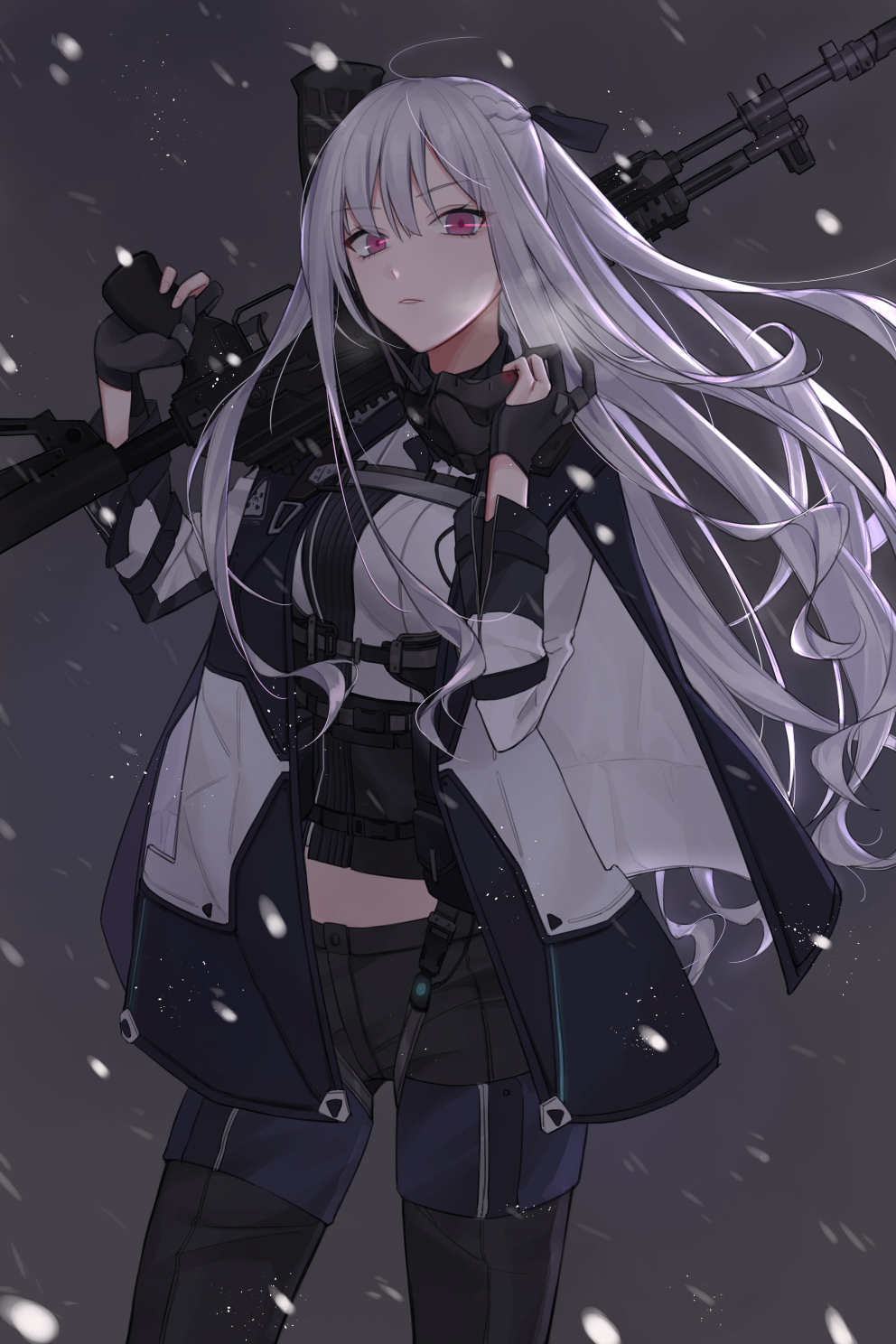 Ak-12 and An-94 - Anime, Anime art, Girls frontline, Ak-12, AN-94, Longpost