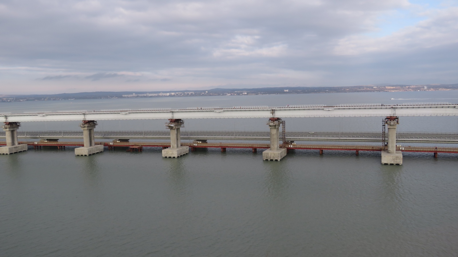 Crimea. Crimean bridge. Details of the construction of the railway. 24 photos. - Crimea, Kerch, Crimean bridge, Railway, Building, Video, Longpost