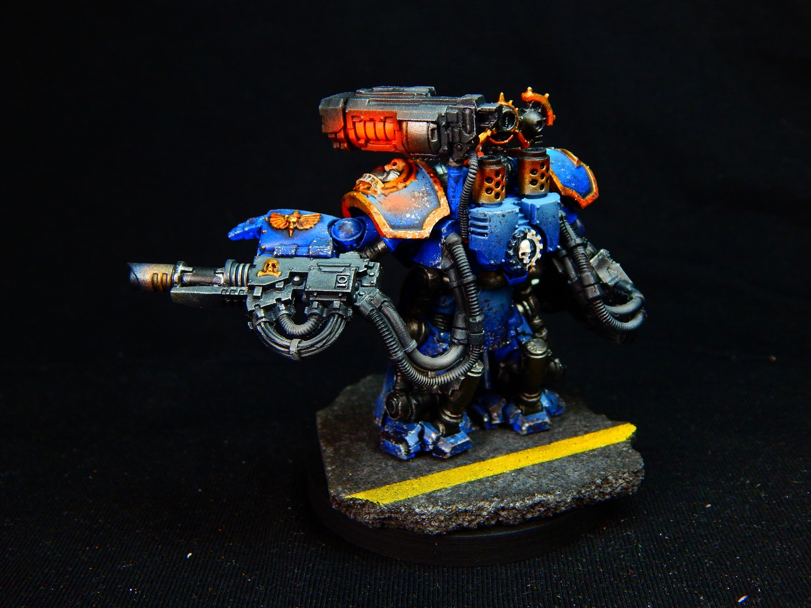 Space Marine Centurions - My, Warhammer 40k, Wh painting, Wh miniatures, Ultramarines, Miniature, Painting miniatures, Longpost