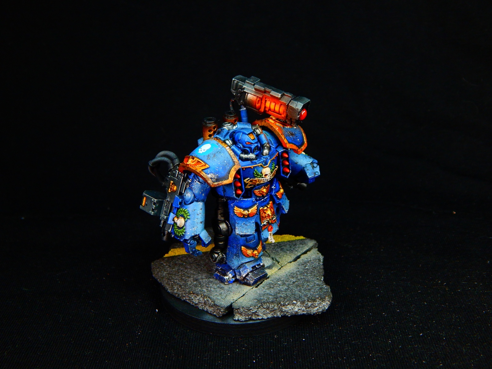 Space Marine Centurions - My, Warhammer 40k, Wh painting, Wh miniatures, Ultramarines, Miniature, Painting miniatures, Longpost