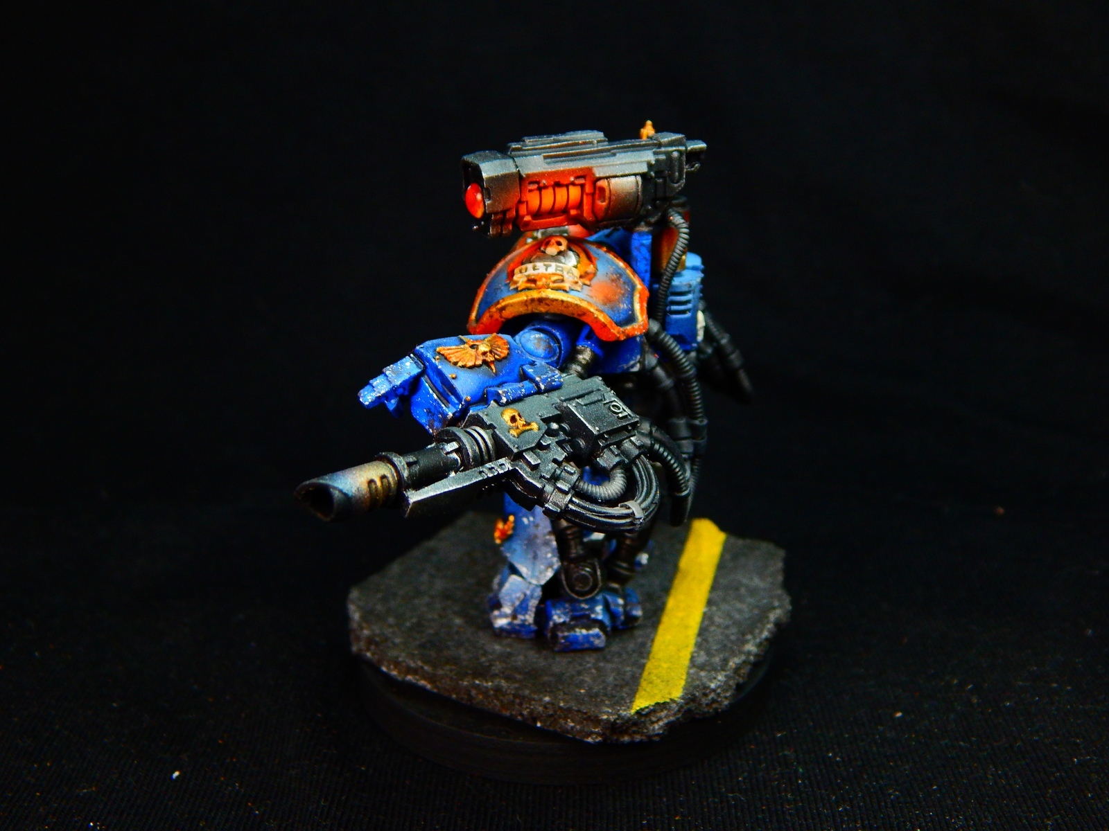 Space Marine Centurions - My, Warhammer 40k, Wh painting, Wh miniatures, Ultramarines, Miniature, Painting miniatures, Longpost