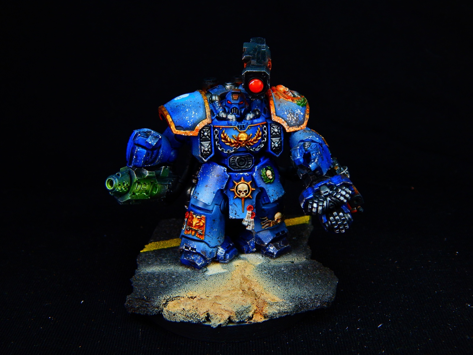 Space Marine Centurions - My, Warhammer 40k, Wh painting, Wh miniatures, Ultramarines, Miniature, Painting miniatures, Longpost