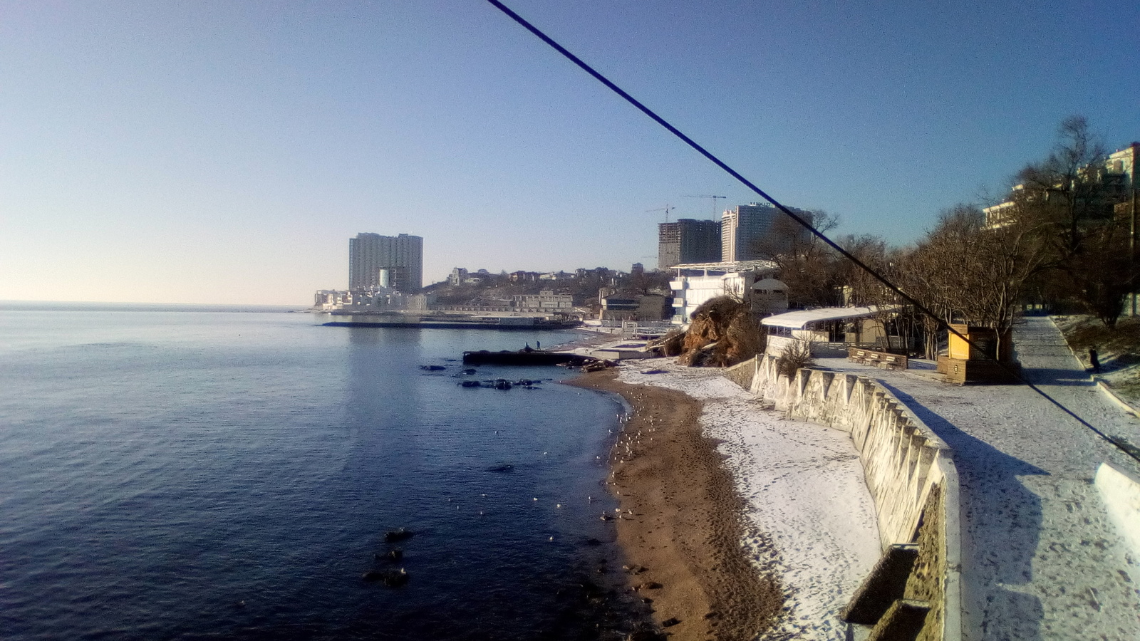 Winter sea. - My, Odessa, Black Sea, Beautiful