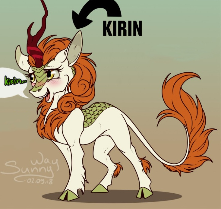 Kirin - Autumn blaze, My little pony, Sunny Way, MLP Kirin