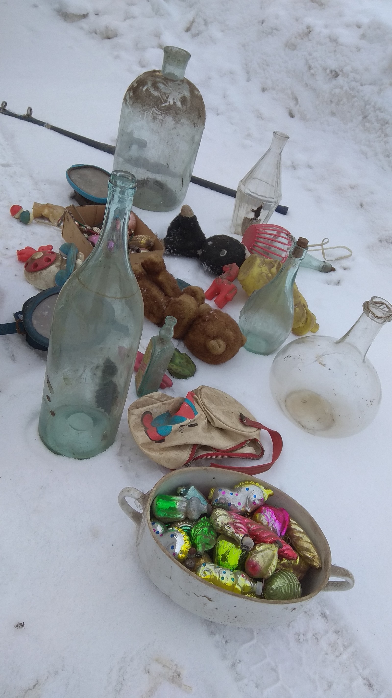 salvaged items 2. - My, Toys, the USSR, Abandoned, Retro, Past, Childhood, Christmas decorations, Longpost