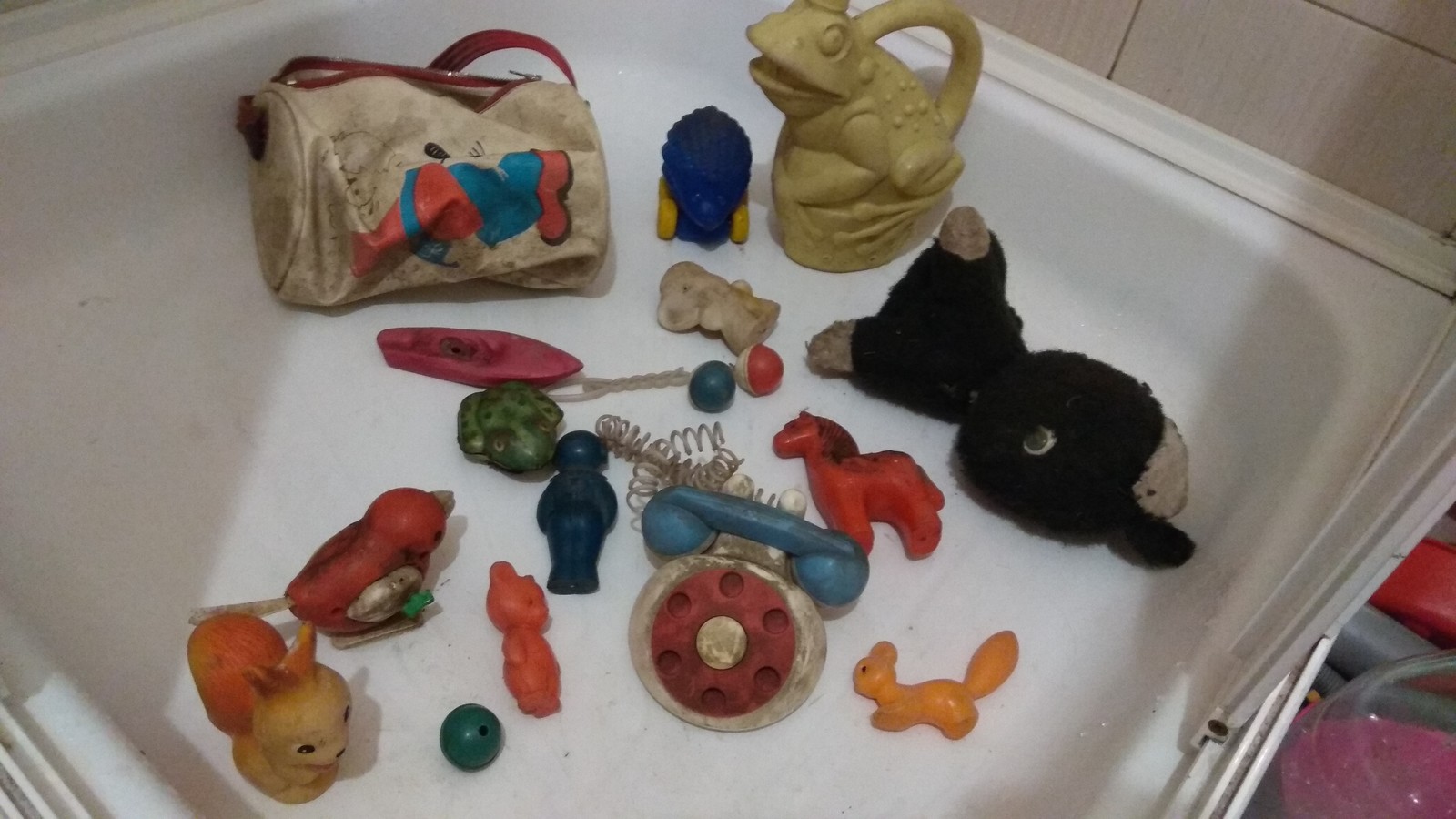 salvaged items 2. - My, Toys, the USSR, Abandoned, Retro, Past, Childhood, Christmas decorations, Longpost