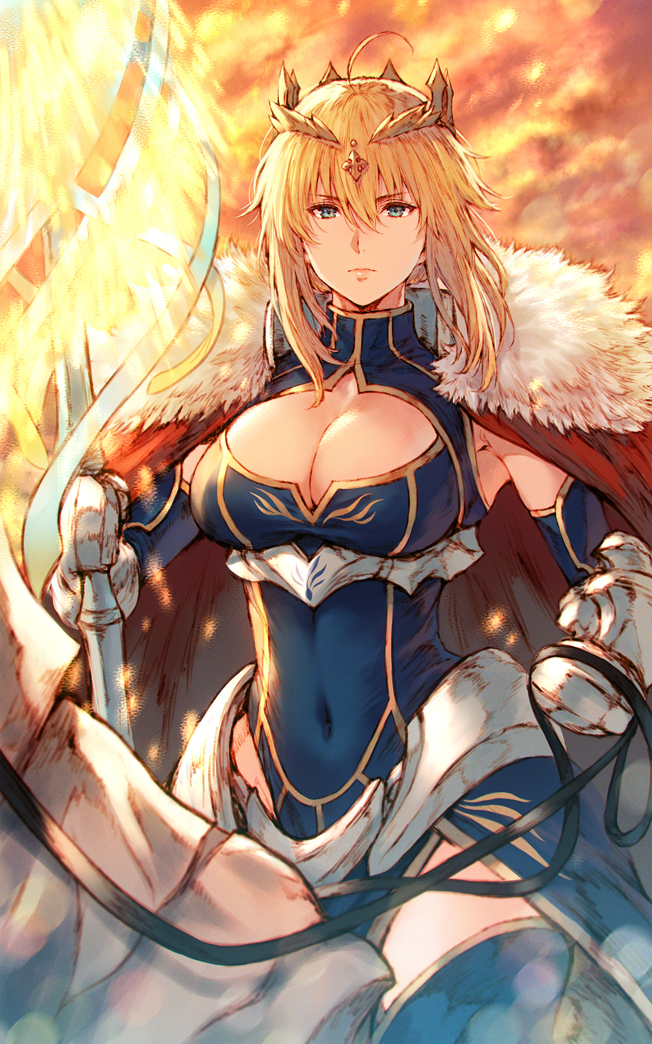 Artoria pendragon - Anime art, Anime, Fate grand order, Fate, Artoria pendragon, Artoria pendragon lancer, Saber, Saber alter, Longpost, Artoria Pendragon Ruler