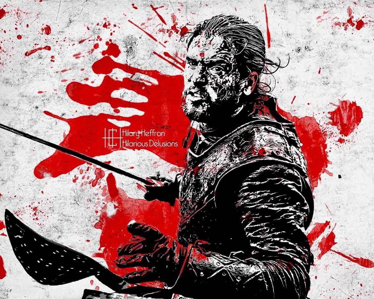 Cool art for Game of Thrones. - Game of Thrones, Jon Snow, Sansa Stark, Arya stark, Tyrion Lannister, Sandor Clegane, Brienne, Longpost