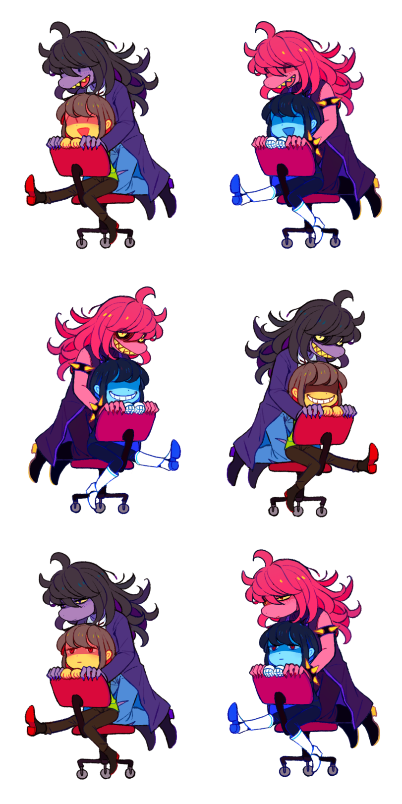 What would the children not amused - Deltarune, Susie, Kris